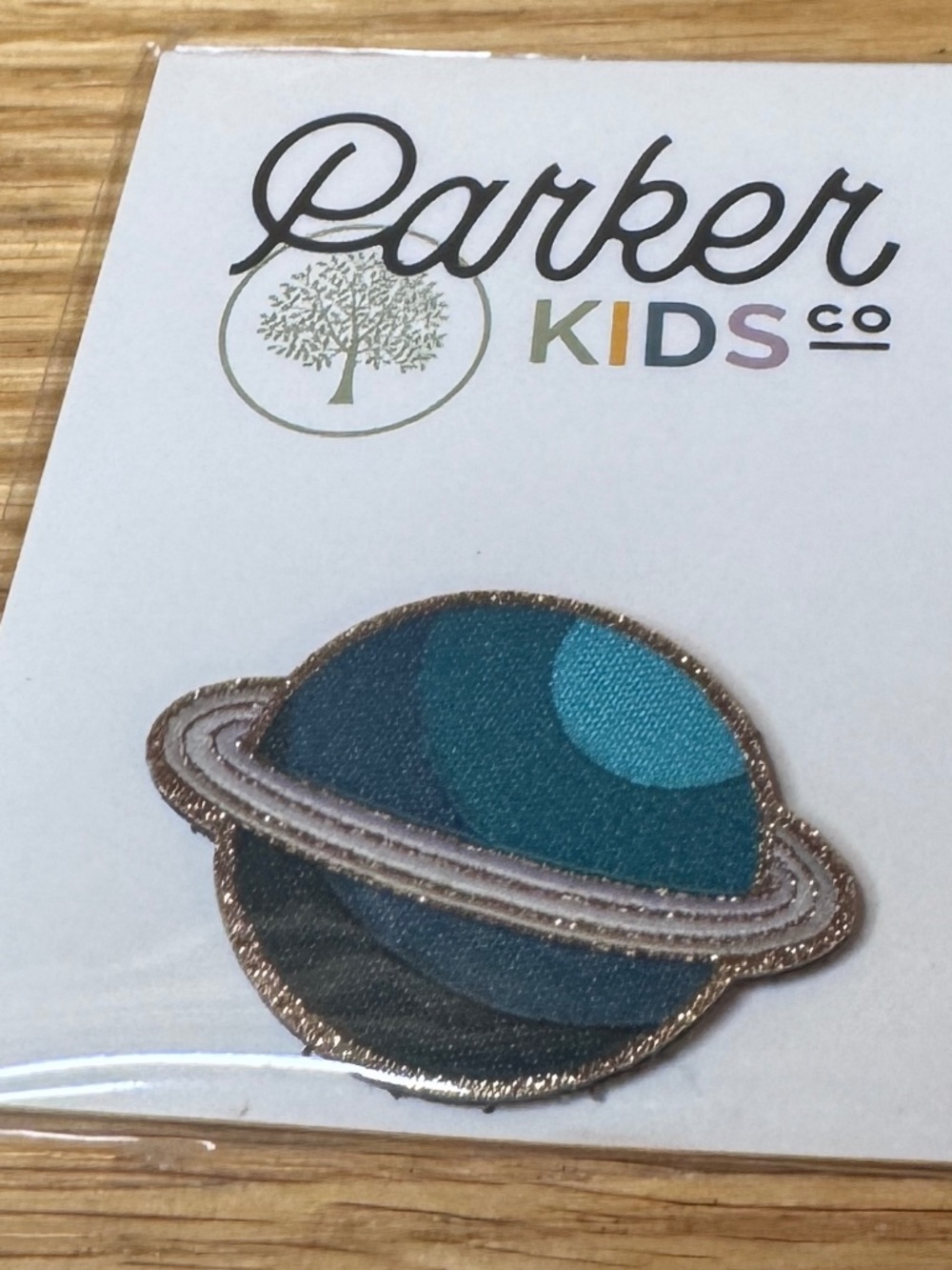 New Parker Kids Co Patch Planet Space 1 1/2 In DIY Sewing Embroidered Patch Cute